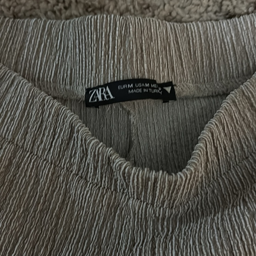 Zara Gray Ribbed Ruched Set - Picture 6 of 7